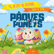 Pâques avec les poneys à Bloye